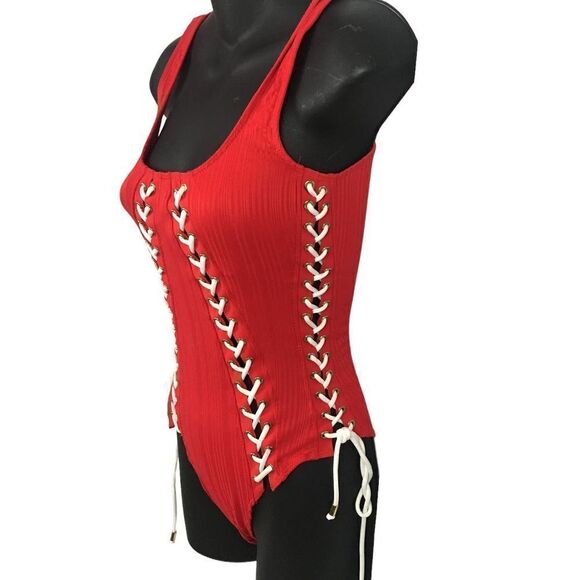 No Boundaries Juniors One Piece Swimsuit Size Small - Picture 2 of 6